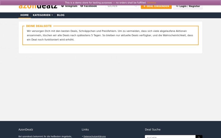 Екранна снимка на azondealz.de