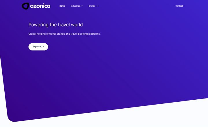 Screenshot of azonicaholdings.com
