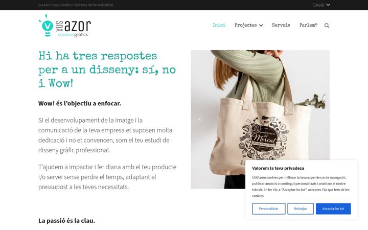 Screenshot of azordisseny.com