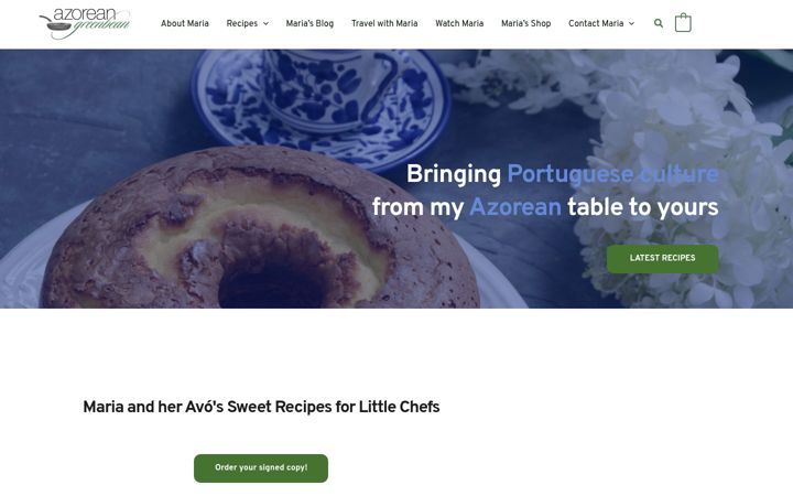 Screenshot of azoreangreenbean.com