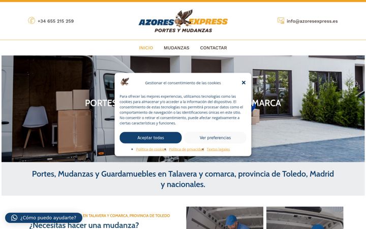 Screenshot of azoresexpress.es