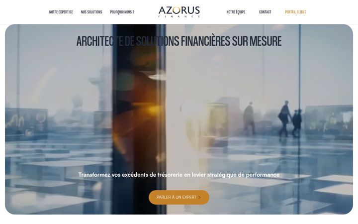 Screenshot of azorusfinance.com