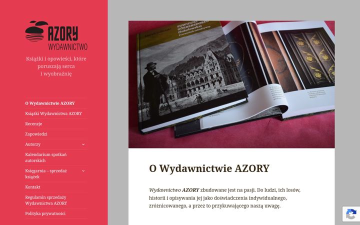 Screenshot of azorywydawnictwo.pl