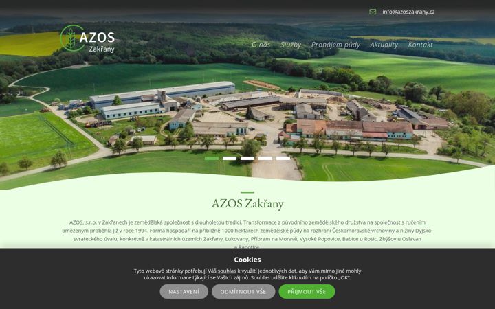 Screenshot of azoszakrany.cz