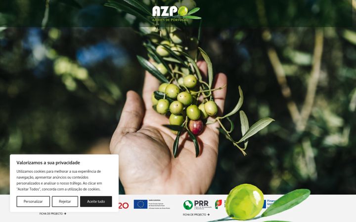 Screenshot of azpo.pt