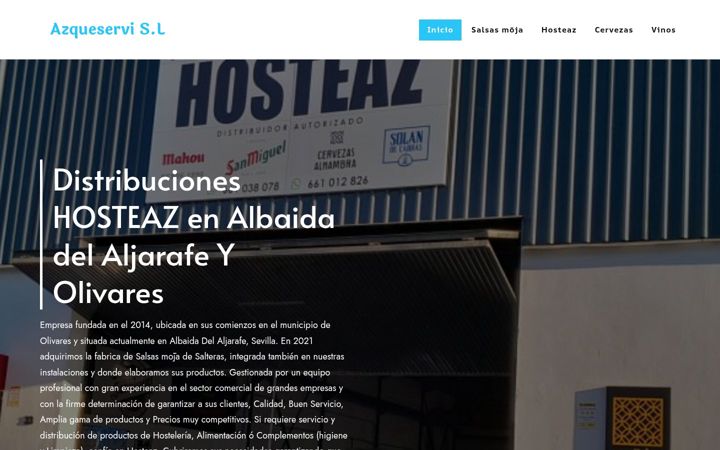 Screenshot of azqueservi.es