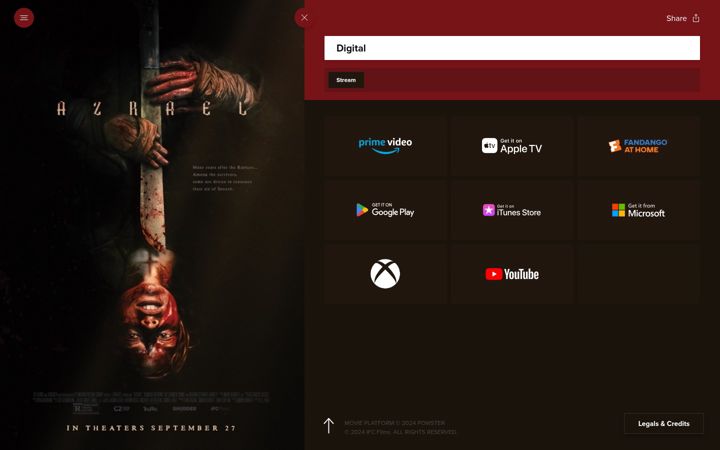 Screenshot ta' azrael.movie