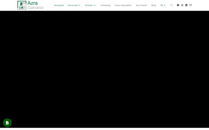 Screenshot of azragalvaniz.com