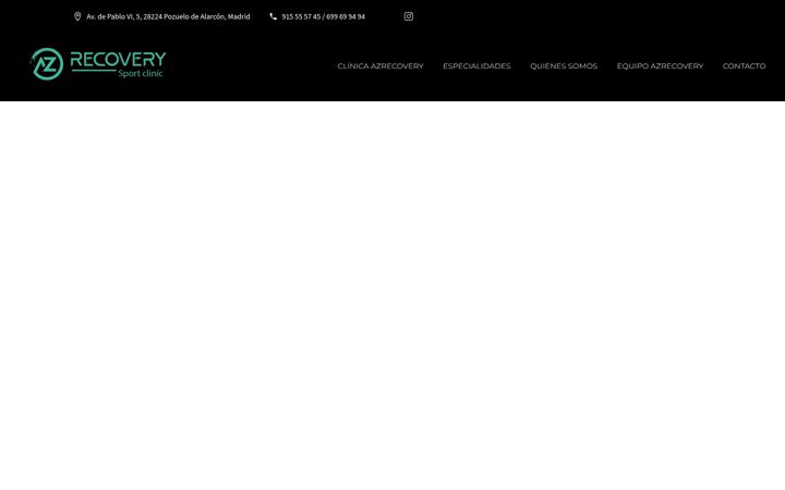Screenshot of azrecovery.es
