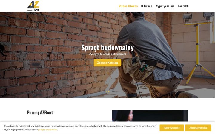 Screenshot of azrent.com.pl