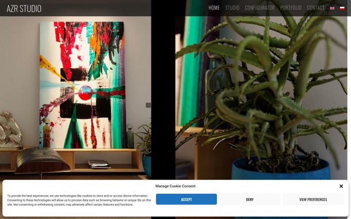Screenshot of azrstudio.nl