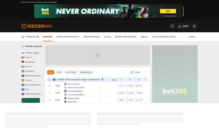 Screenshot of azscore.co.za