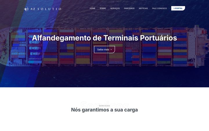 Screenshot of azsolutio.com.br