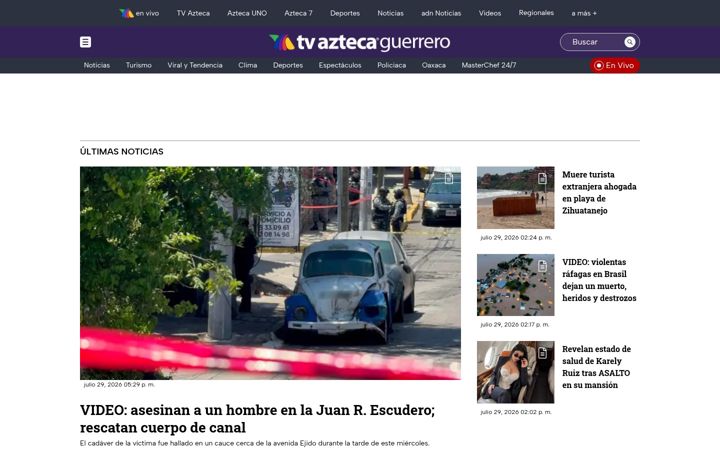 Screenshot of aztecaguerrero.com