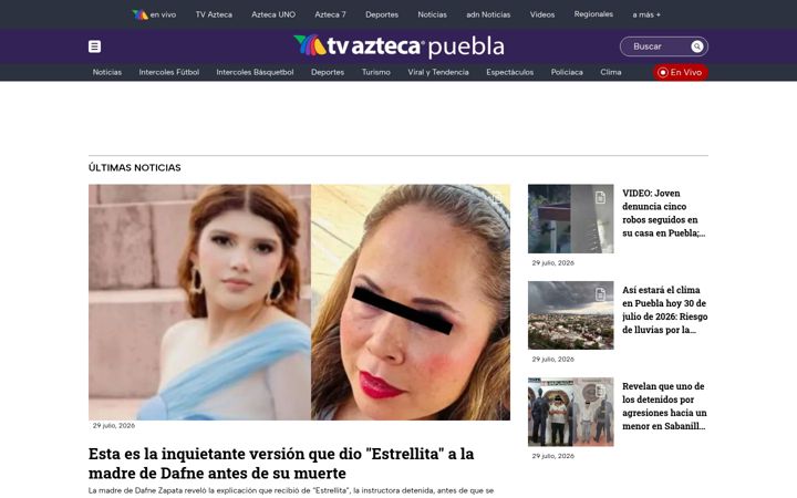 Skærmbillede af aztecapuebla.com