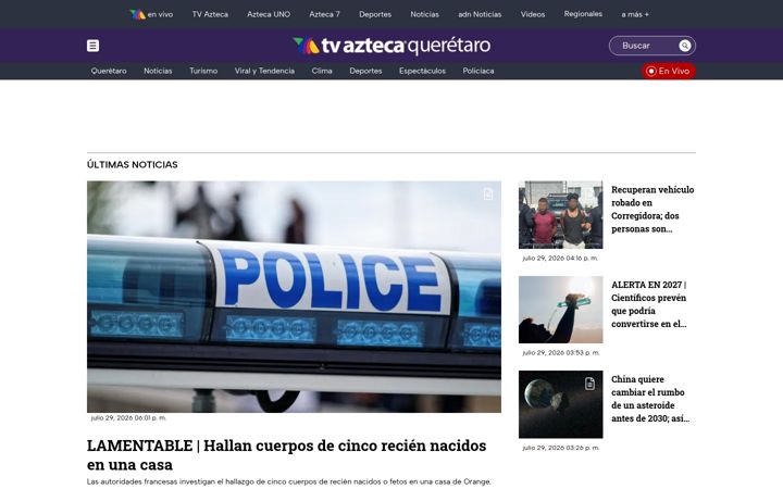 Screenshot of aztecaqueretaro.com