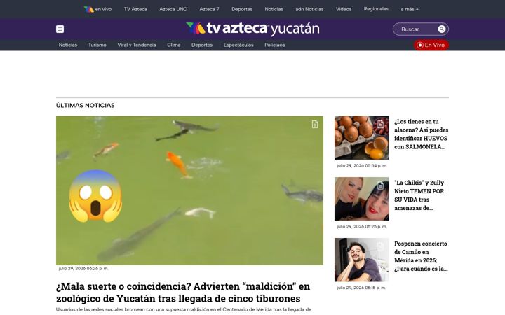 Screenshot of aztecayucatan.com