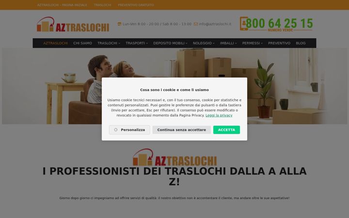 Screenshot of aztraslochi.it