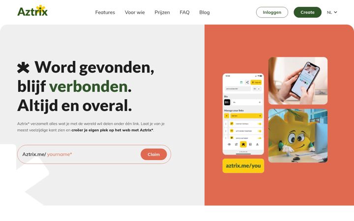 Screenshot of aztrix.me