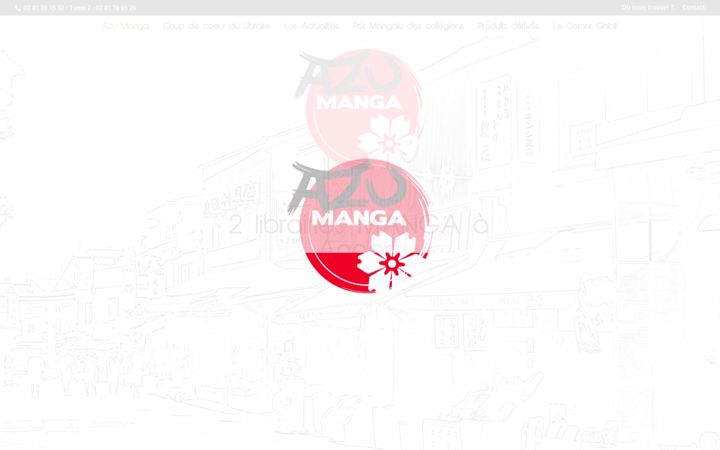 Screenshot of azu-manga.fr