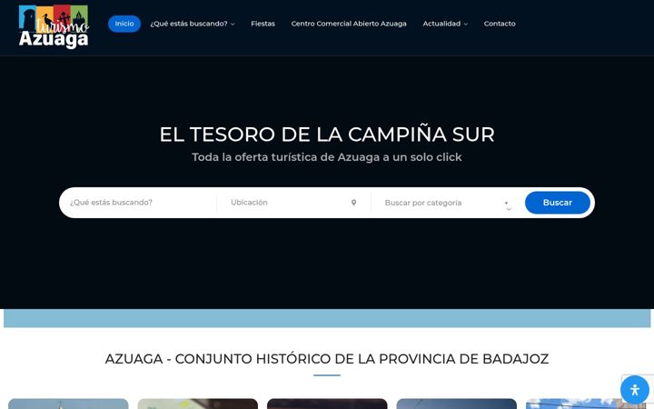 Skjermbilde av azuagaturismo.es