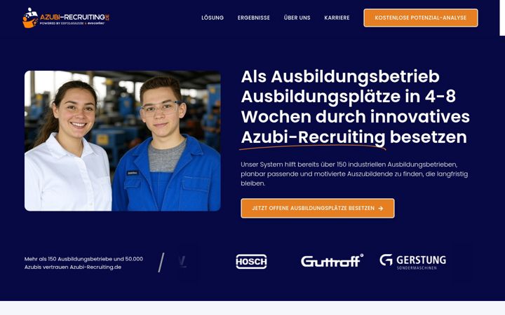 Screenshot of azubi-recruiting.de