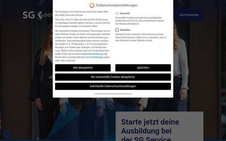 Ekrano kopija azubis-schmidtgruppe.de
