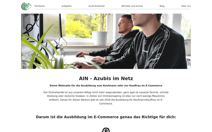 Screenshot of azubisimnetz.de