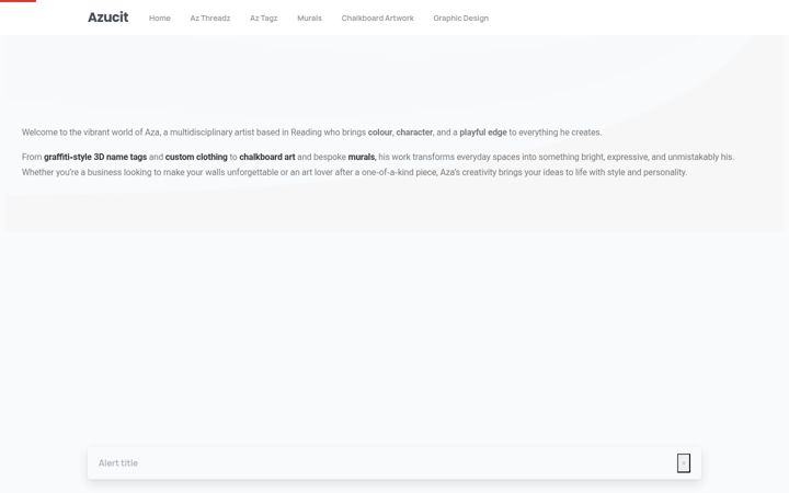 Screenshot of azucit.co.uk