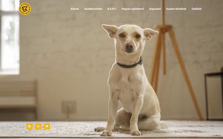 Screenshot of azujkutyad.hu