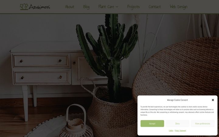 Screenshot of azukimoxi.com