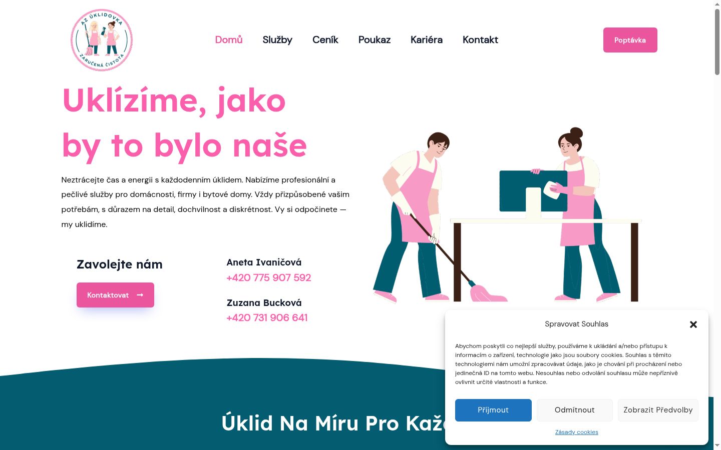 Screenshot tal-banner tal-kunsens muri qabel kwalunkwe interazzjoni