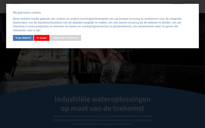 Screenshot of azulatis.com