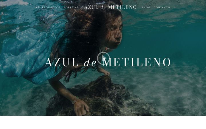 Screenshot of azuldemetileno.es
