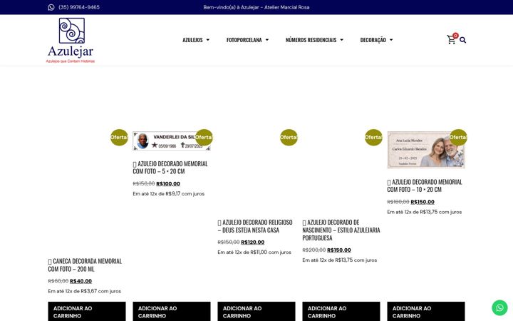 Screenshot of azulejar.com.br
