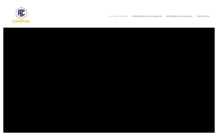 Screenshot of azulejosyaluminioscampos.com