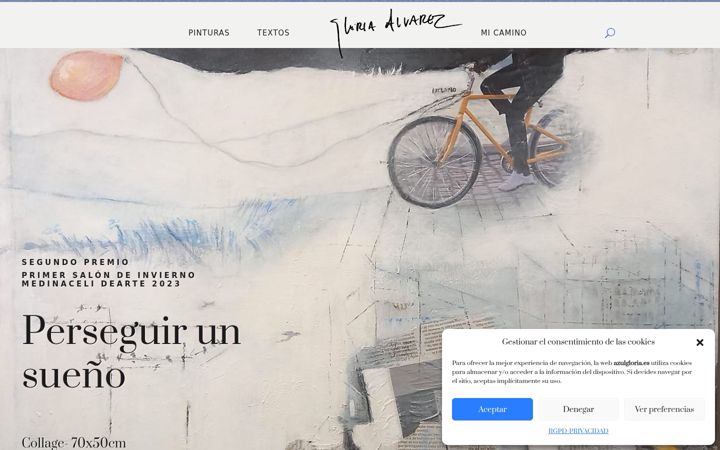 Screenshot of azulgloria.es