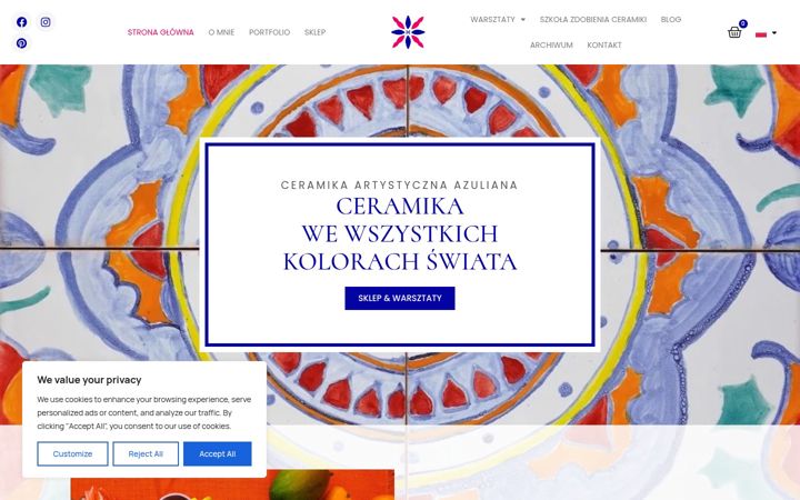Screenshot of azuliana.com
