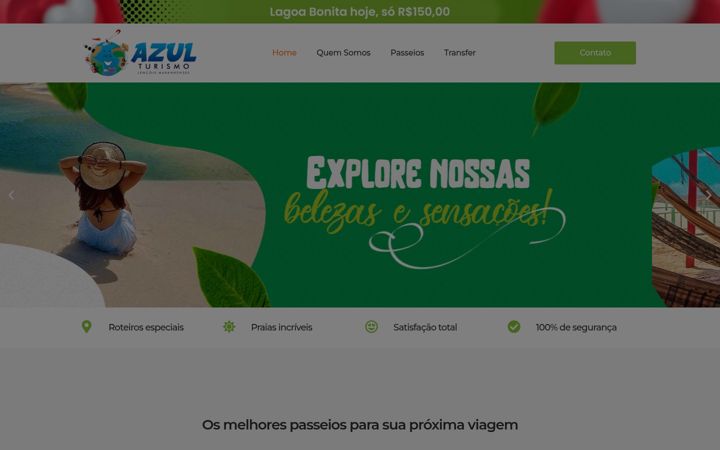 Zrzut ekranu azulturismooficial.com.br