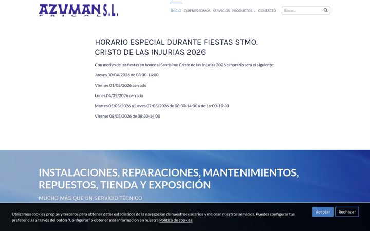 Screenshot of azuman-frical.es