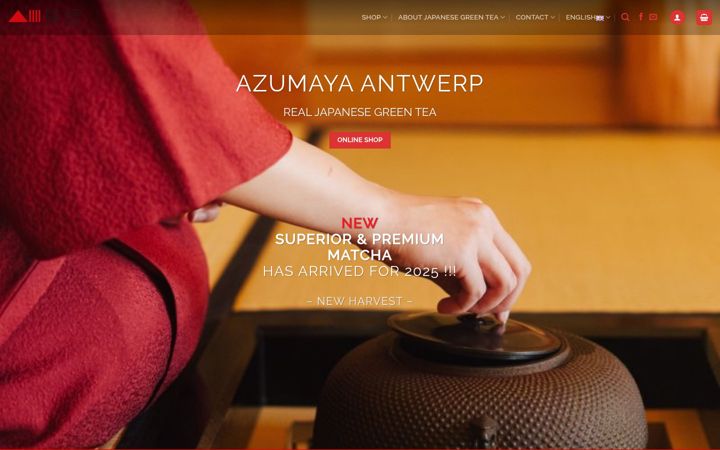 Screenshot of azumaya.eu