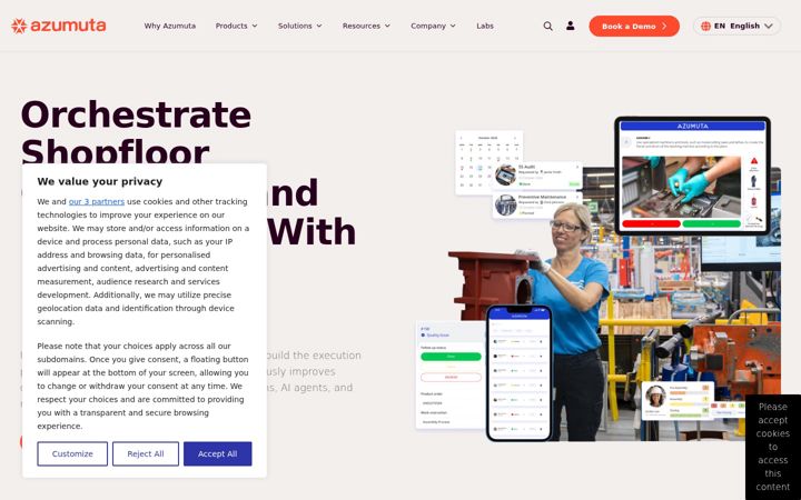 Screenshot of azumuta.com