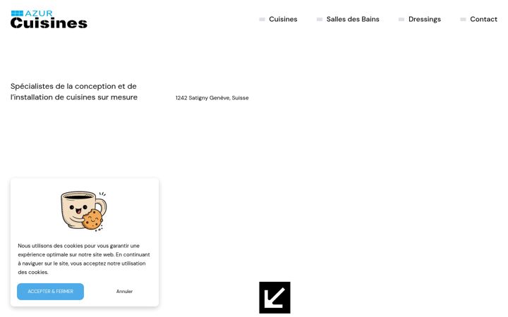 Screenshot of azur-cuisines.ch