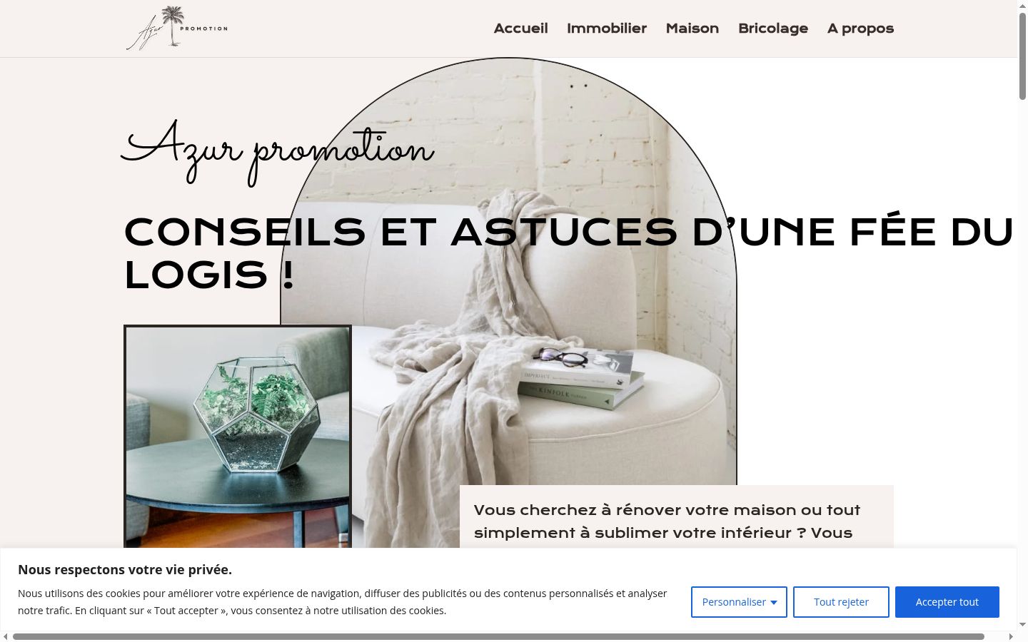 Screenshot tal-banner tal-kunsens muri qabel kwalunkwe interazzjoni