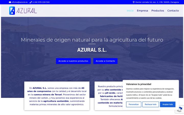 Screenshot of azural.es