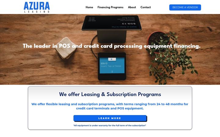 Screenshot of azuraleasing.com