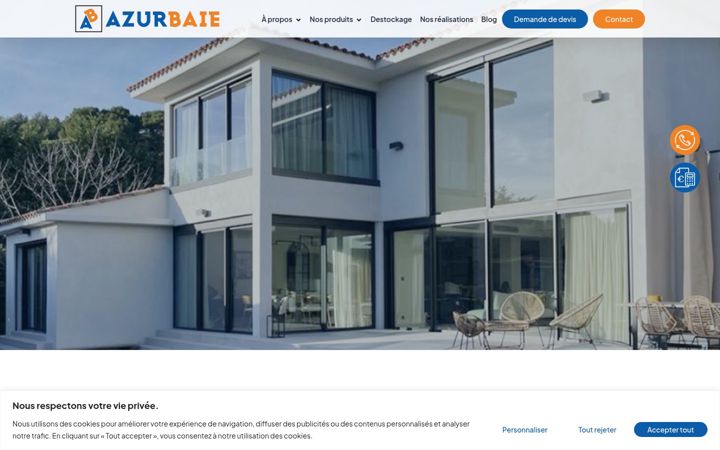 Screenshot of azurbaie.com