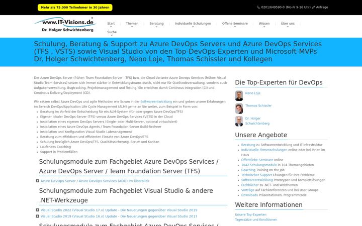 Screenshot of azure-devops.de