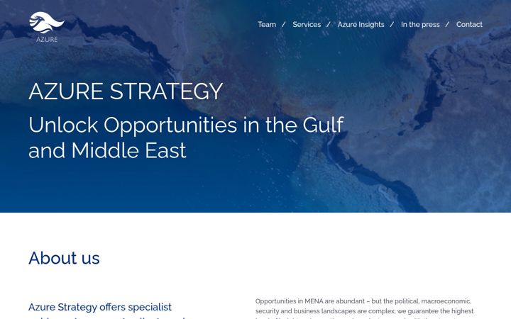 Screenshot of azure-strategy.com