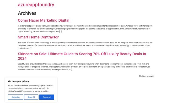 Screenshot of azureappfoundry.com